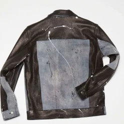 A.S.98 Jacken-LEADERJACKEN BRUCE PELLE NERO