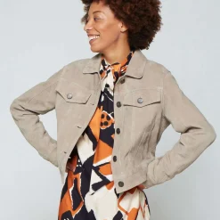 A.S.98 Jacken-LEADERJACKEN JASON GRIGIO CHIARO